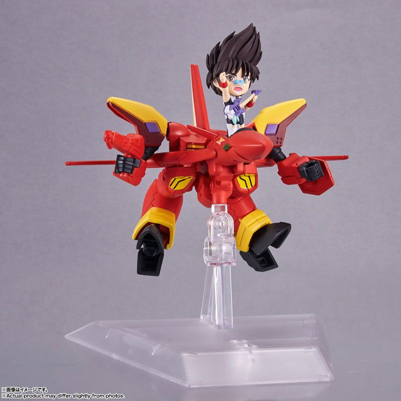 TINY SESSION VF-19 Kai Fire Valkyrie with Nekki Basara (Macross 7)