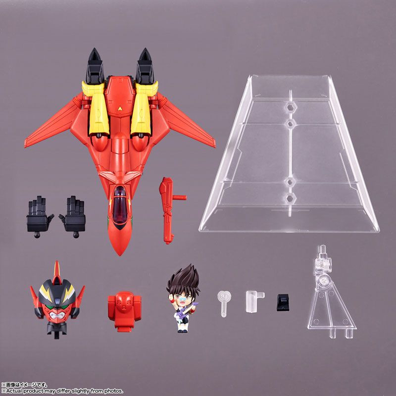TINY SESSION VF-19 Kai Fire Valkyrie with Nekki Basara (Macross 7)