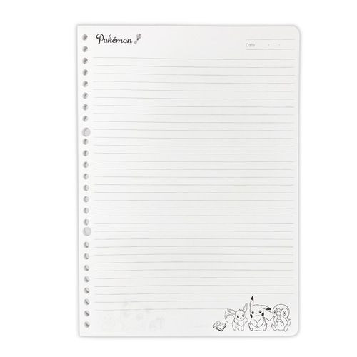 Pokemon Center Original B5 Lined Note Paper & Cover