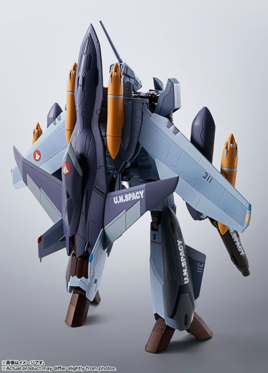 Bandai HI-METAL R VF-0A Phoenix (Shin Kudo Model) + QF-2200D-B Ghost Figure  (Macross Zero)