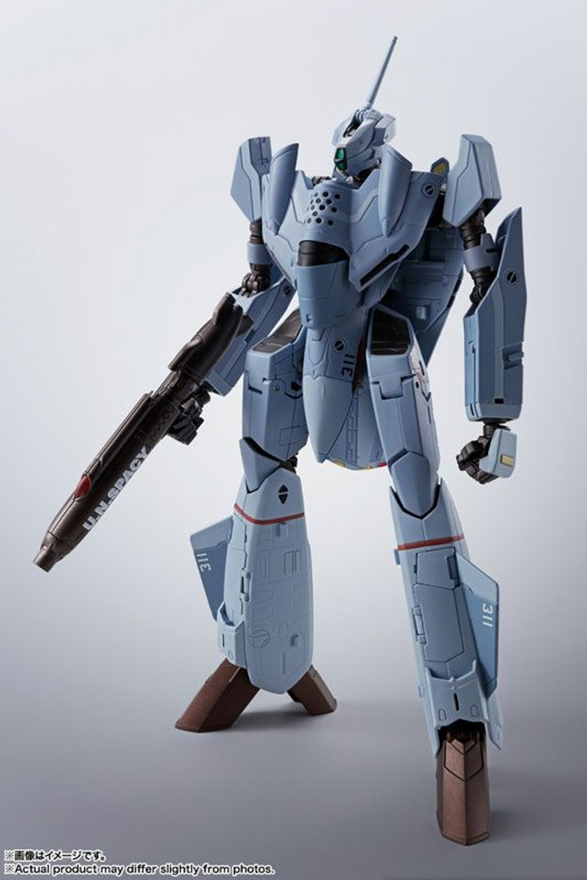 Bandai HI-METAL R VF-0A Phoenix (Shin Kudo Model) + QF-2200D-B Ghost Figure  (Macross Zero)