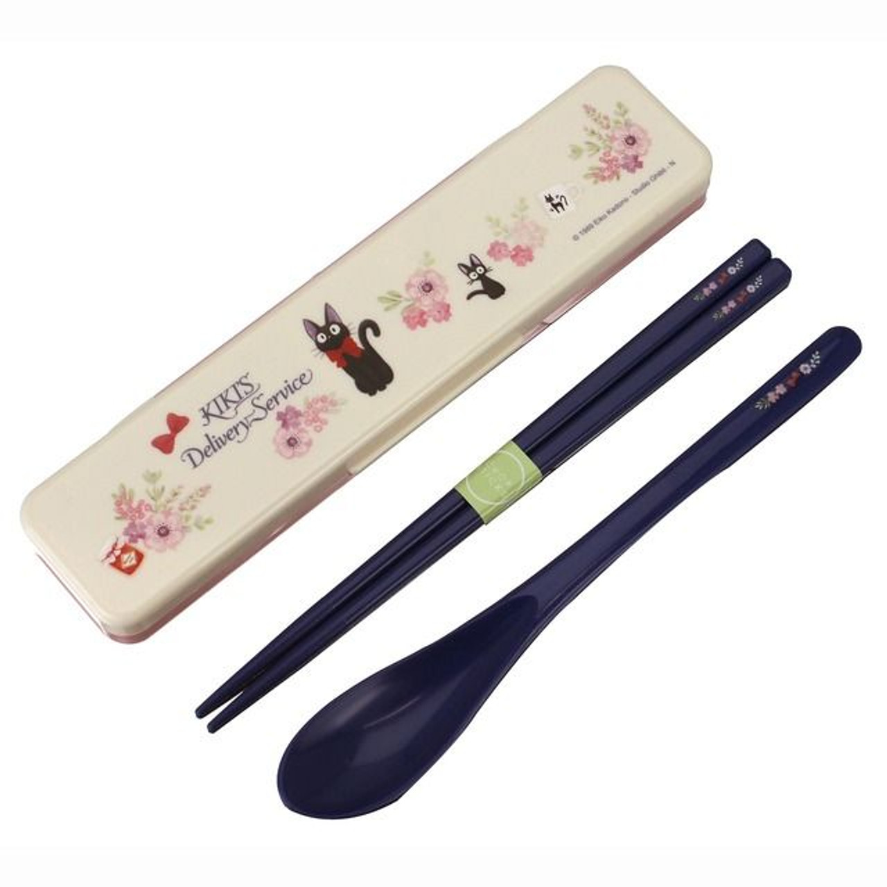 Skater Studio Ghibli Kiki's Delivery Service Chopsticks and Spoon Set Jiji