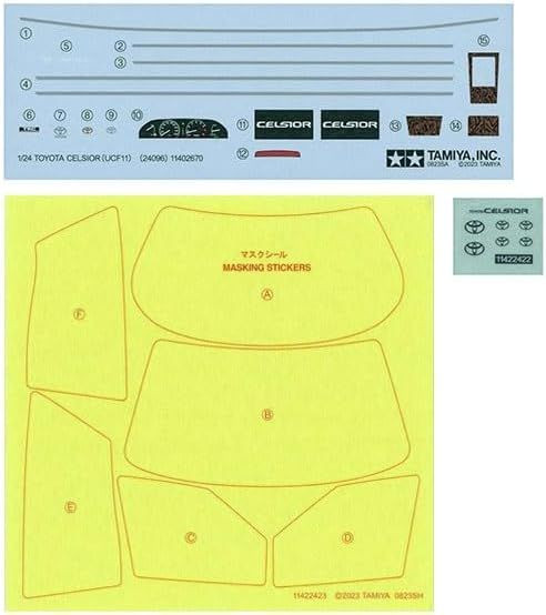 24096 Sports Car 1/24 Toyota Celsior (UCF11) Plastic Model