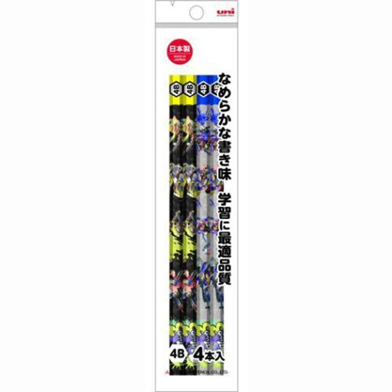 Splatoon 3 4B Pencils Pack of 4