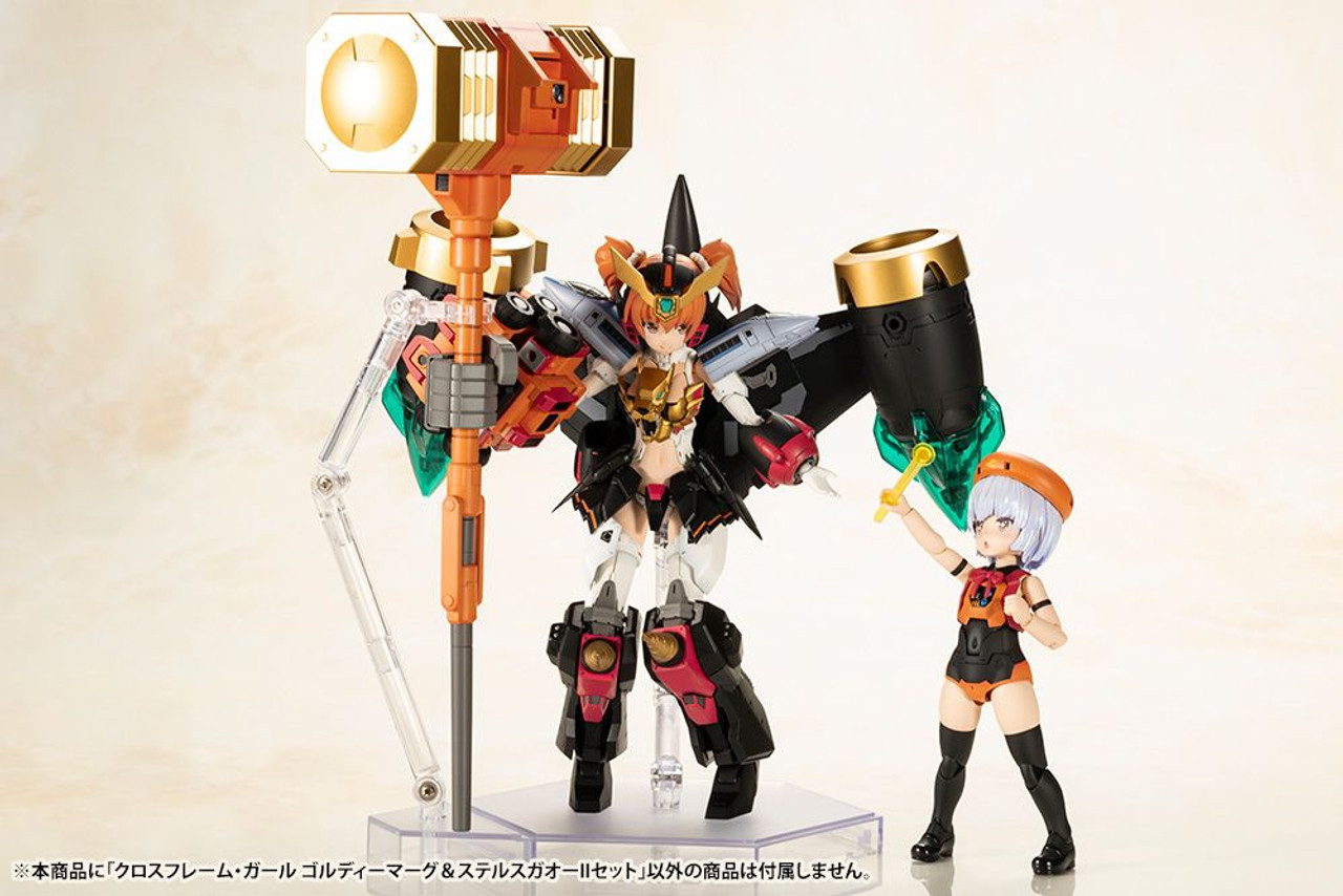 Kotobukiya Cross Frame Girl Goldymarg & Stealth Gao II Plastic Model (The  King of Braves GaoGaiGar)