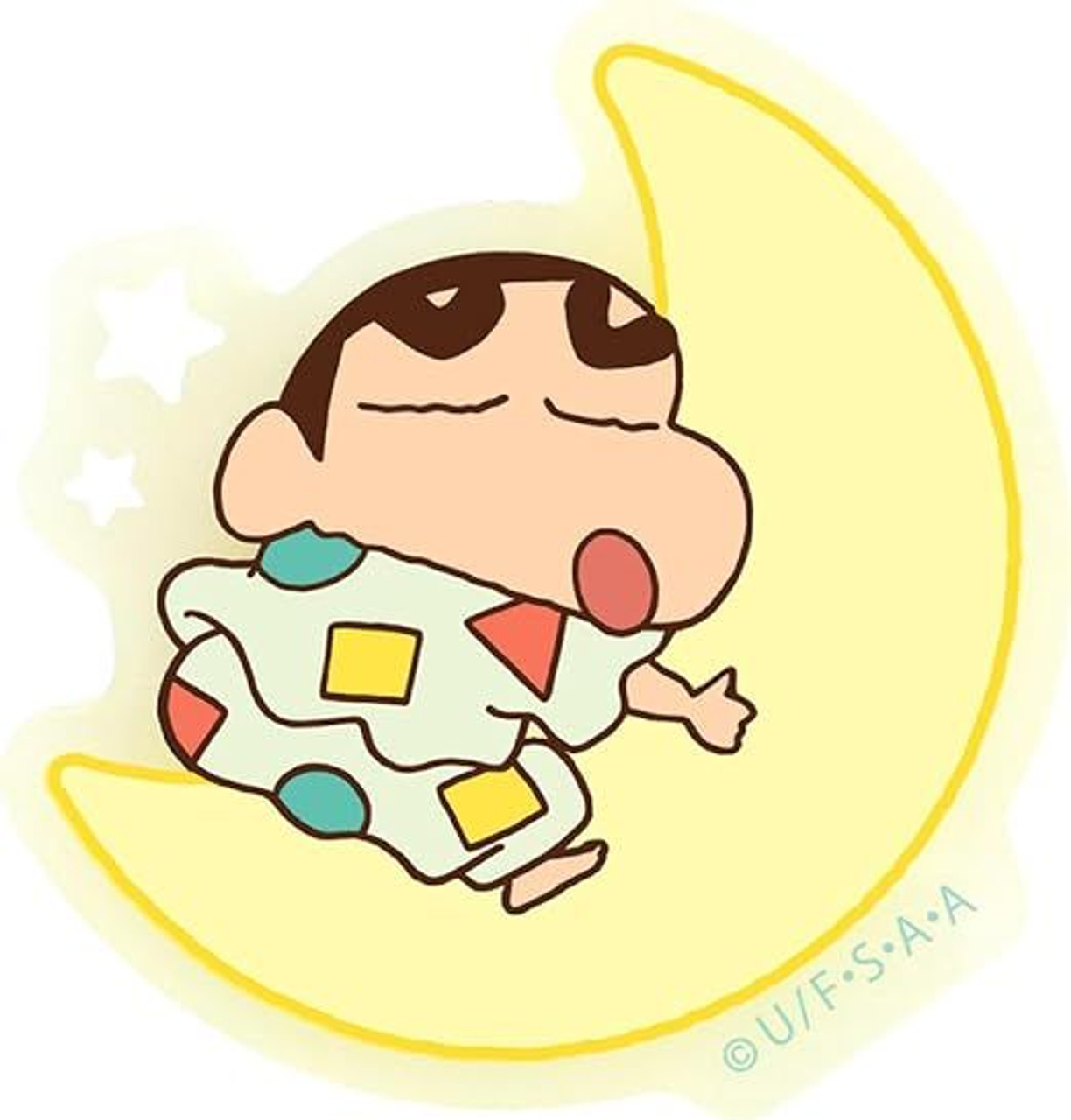 Crayon Shin-chan Luminescent Acrylic Sticker / Pajamas