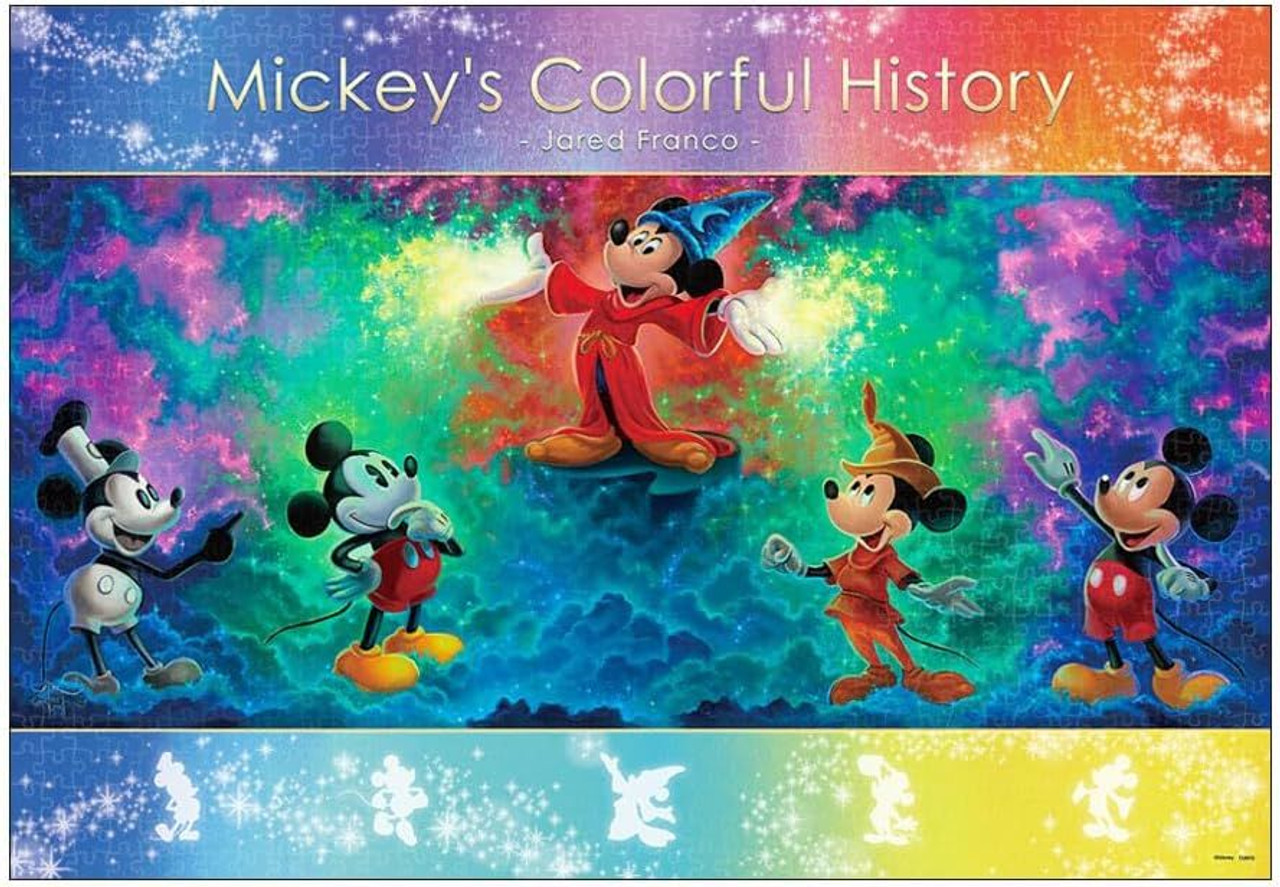 Jigsaw Puzzle Disney Mickey's Colorful History (1000 Pieces)