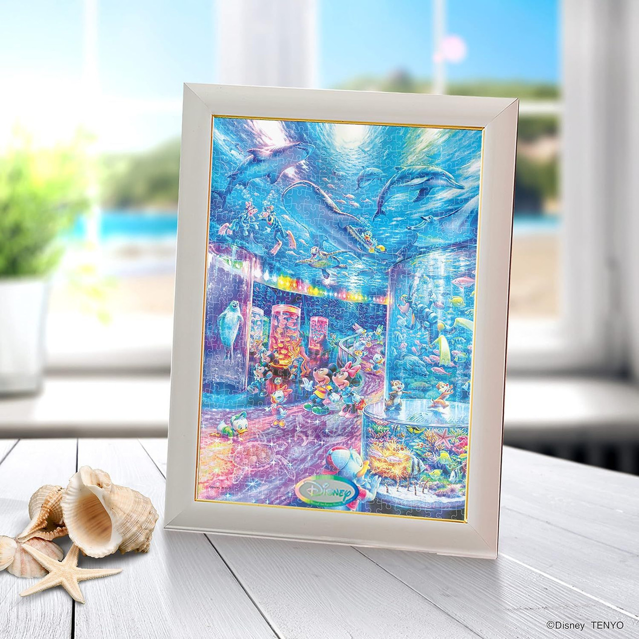 Jigsaw Puzzle Disney Night Aquarium (Stained Art) (500 Pieces)