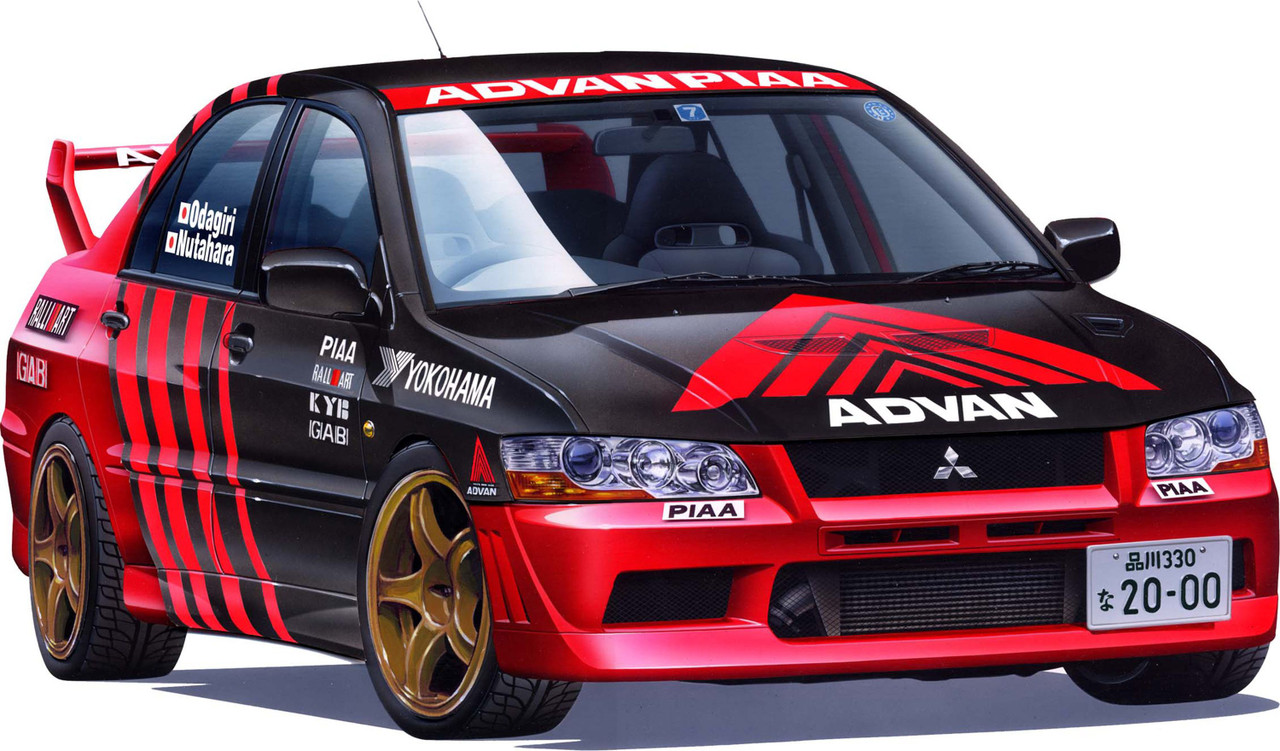 Inch Up 1/24 Advan Peer Lancer Evolution VII Plastic Model