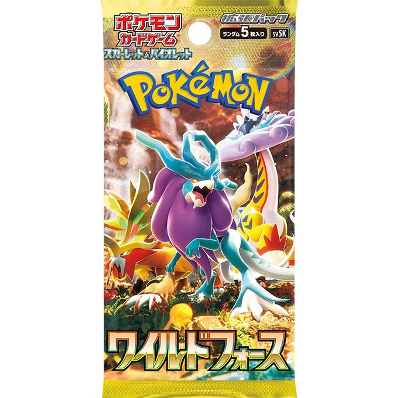 Pokemon Card Game TCG Scarlet & Violet Booster Box - Wild Force