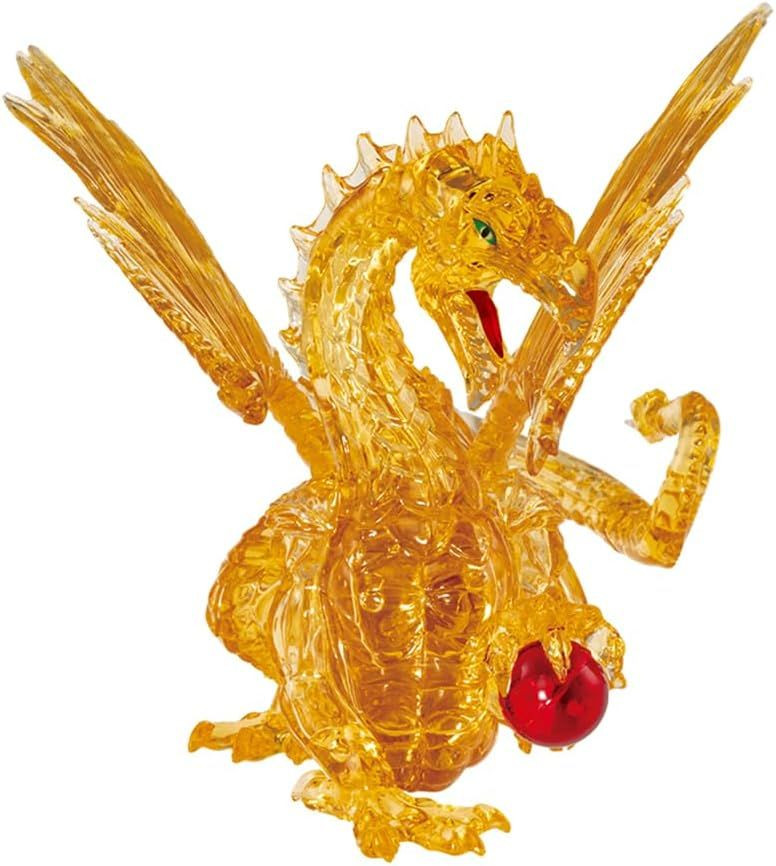 Crystal 3D Puzzle Golden Dragon