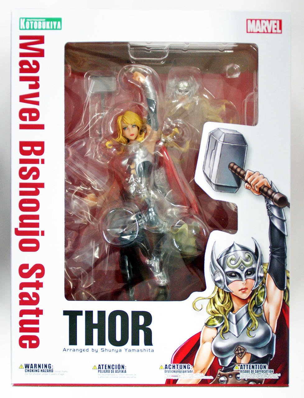 【新品】MARVEL BISHOUJO STATUE THOR ソー Kotobukiya MK198 Marvel Bishoujo Thor 1/7 Scale Figure - Plaza Japan