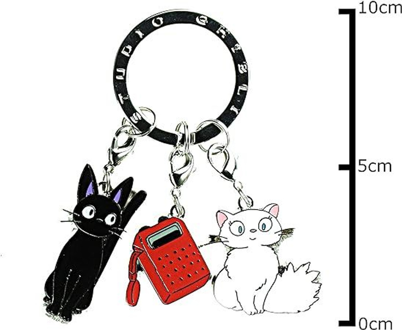 Studio Ghibli Kiki's Delivery Service Triple Key Ring Jiji, Radio 