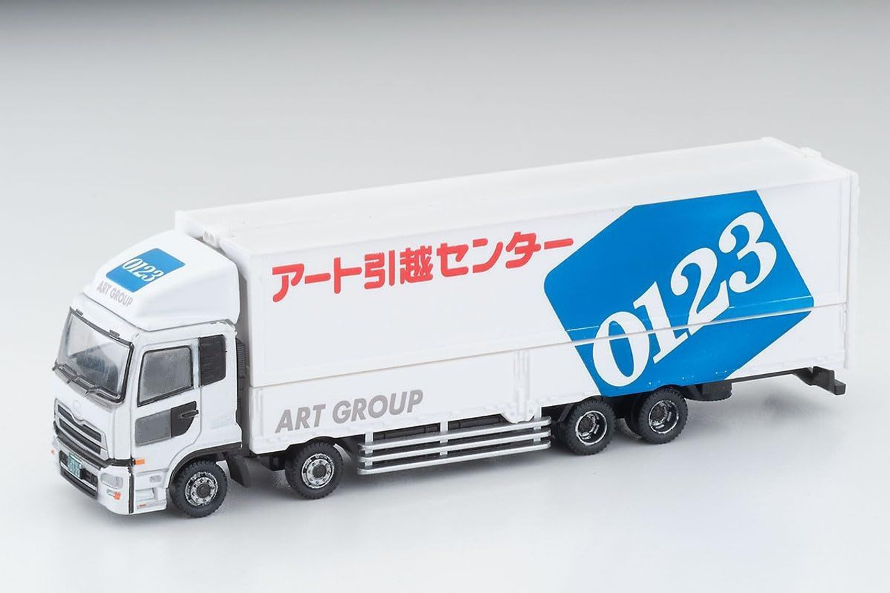 Tomytec Truck Collection Logistics Site Wing Van Set C Art Moving Company  (N scale)