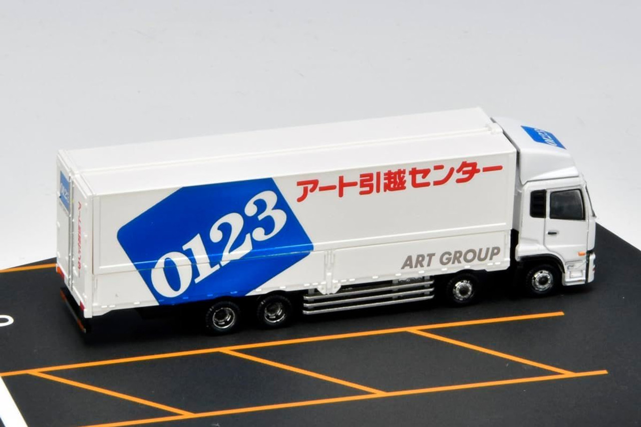 由加丸ART TRUCK SERIES vol.3 Truck Collection Logistics Site Wing Van Set C Art Moving