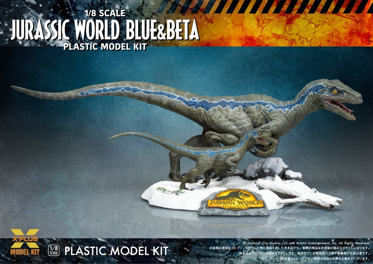 Velociraptor Blue ＆ Beta Plastic Model Kit (Jurassic World