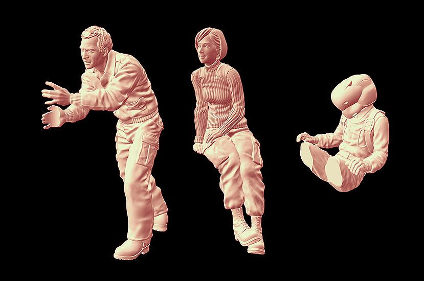 PLAMAX 1/35 Antigravity Armored Raider Pkf.85 Falke Plastic Model