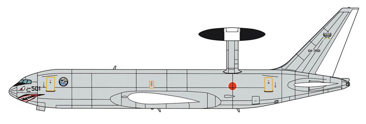 その他 E-767 INTEGRATHON TEAM AWACS 1/200 E-767 AWACS Warning Wing 40th Anniversary Plastic Model
