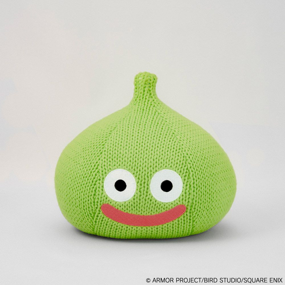 Amigurumi Plush Toy Smile Slime: Lime Slime (Dragon Quest)