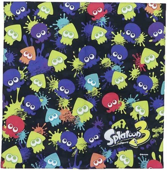 Splatoon Cloth Splatoon 3 Lunch Cloth Black