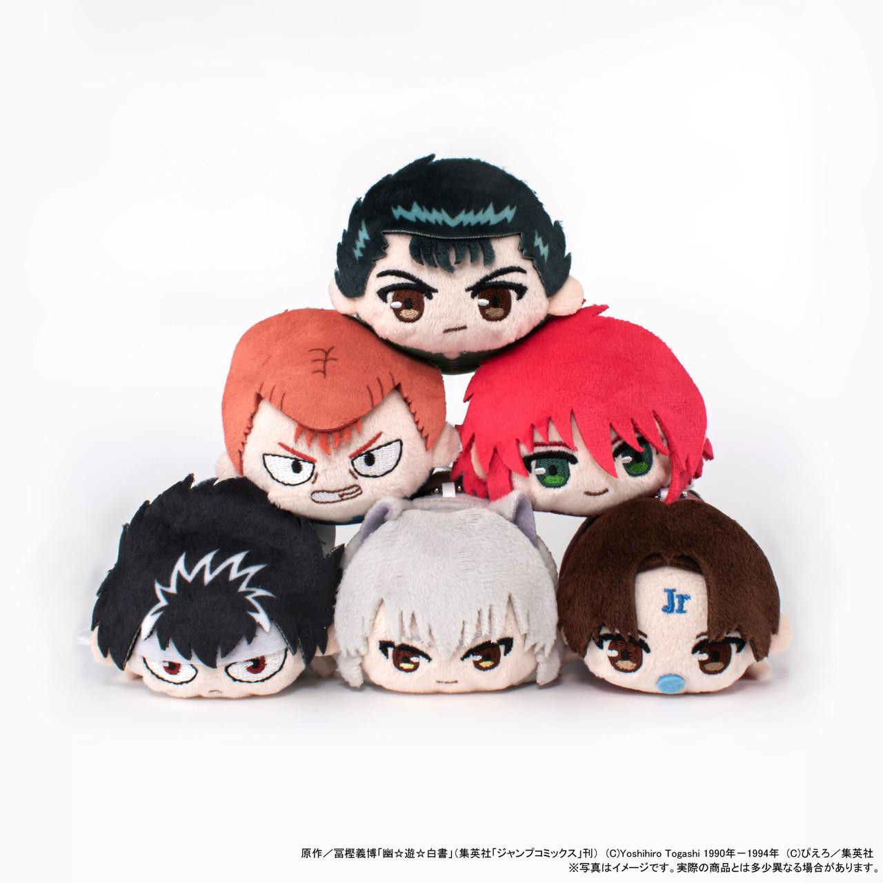 YuYu Hakusho Gororin Mascot Plush 6Pcs Complete Box