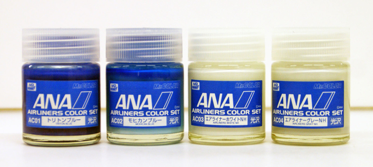 GSI Creos Mr.Hobby CS571 Mr. ANA Airline Color Set - Plaza Japan