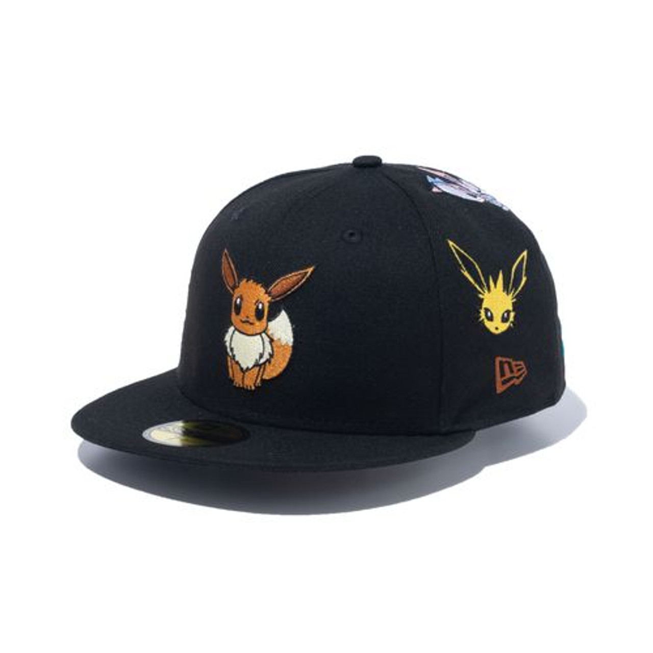 Pokemon Center Original NEW ERA 59FIFTY EEVEE BLK (7 3/8)