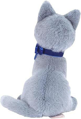 Jolly Plush Toy - Sitting Grey Cat