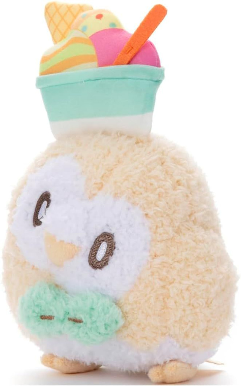 Takara Tomy Pokemon Pokepiece Plush Rowlet (Sweets Ver.)