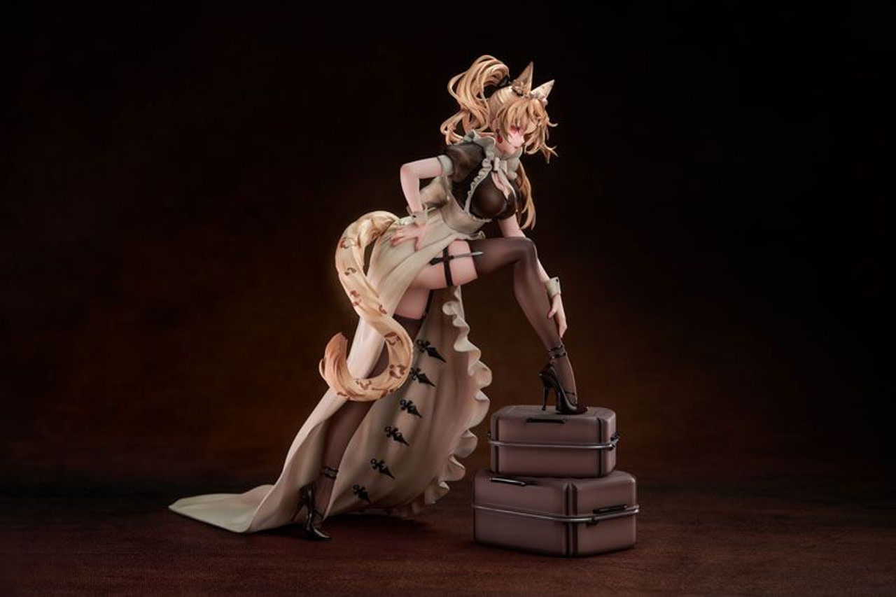 amiami MAGI ARTS Battle Maid Different Species Leopard Cat Maria 1/7 Figure  Deluxe Edition