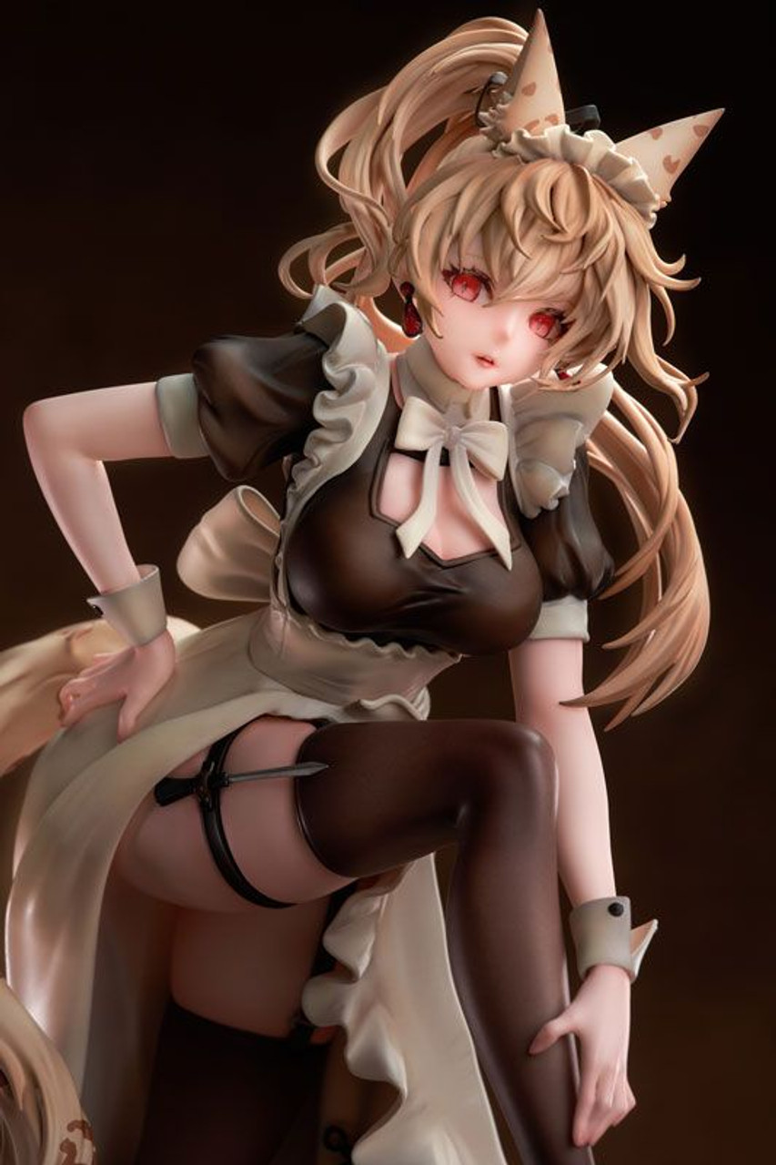 amiami MAGI ARTS Battle Maid Different Species Leopard Cat Maria 1/7 Figure  Deluxe Edition