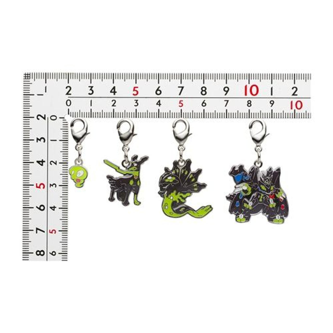 Pokemon Center Original Nationwide Pokedex Metal Charm Set - Zygarde (718)