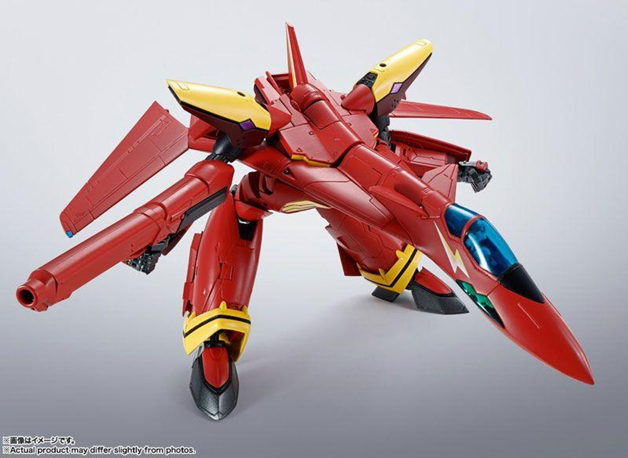 HI-METAL R VF-19 Custom Fire Valkyrie Figure (Macross 7)