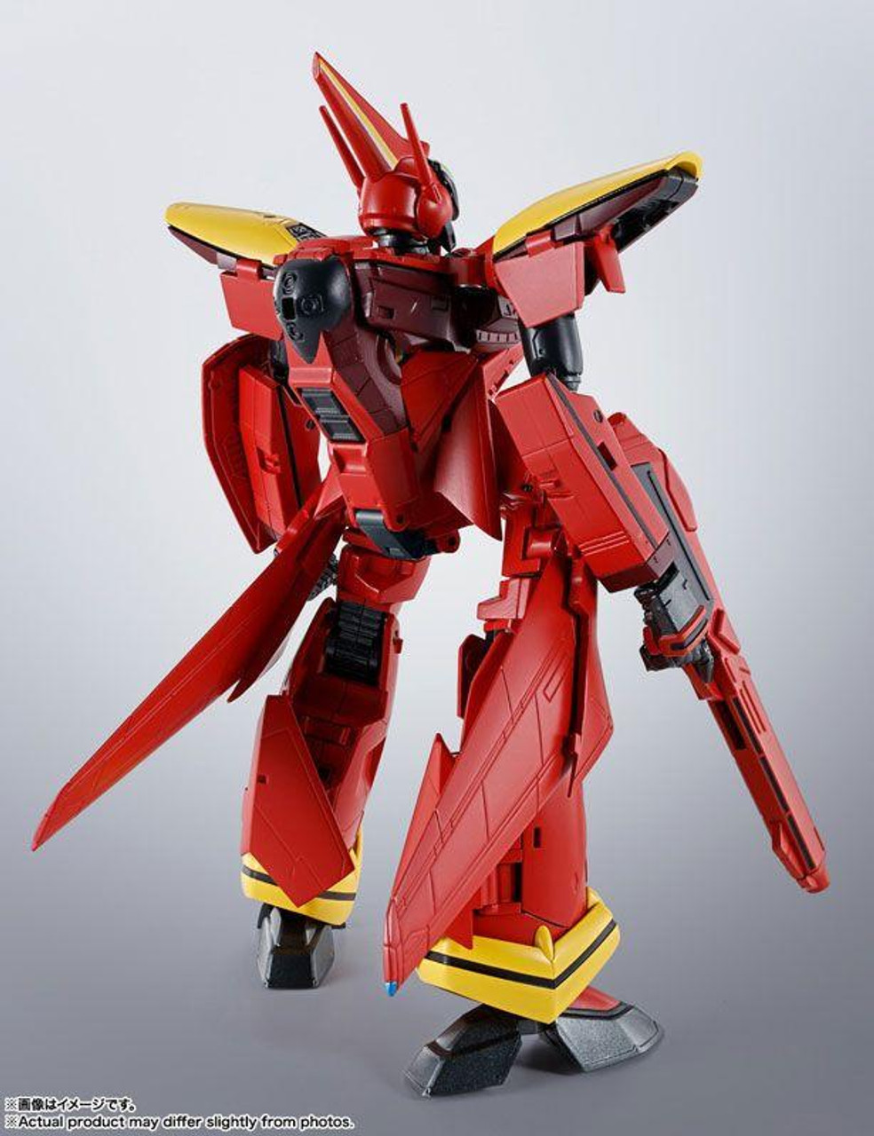 HI-METAL R VF-19 Custom Fire Valkyrie Figure (Macross 7)