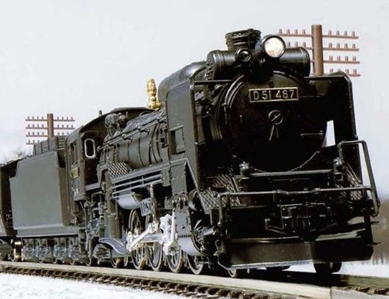 Kato 2016-B Steam Locomotive Type D51 Hokkaido Type (N scale)