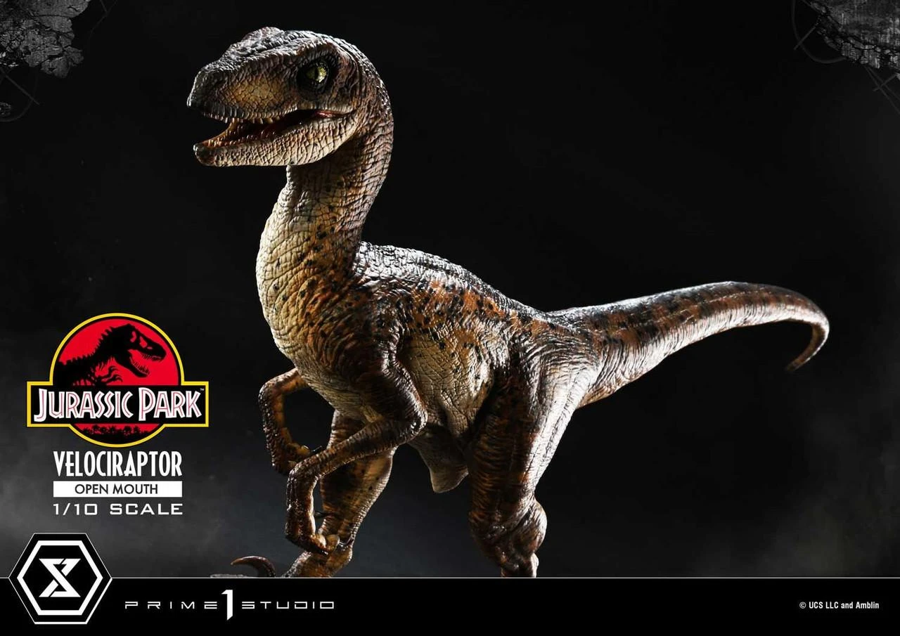 Prime Collectable Figure: Jurassic Park - Velociraptor Open Mouth