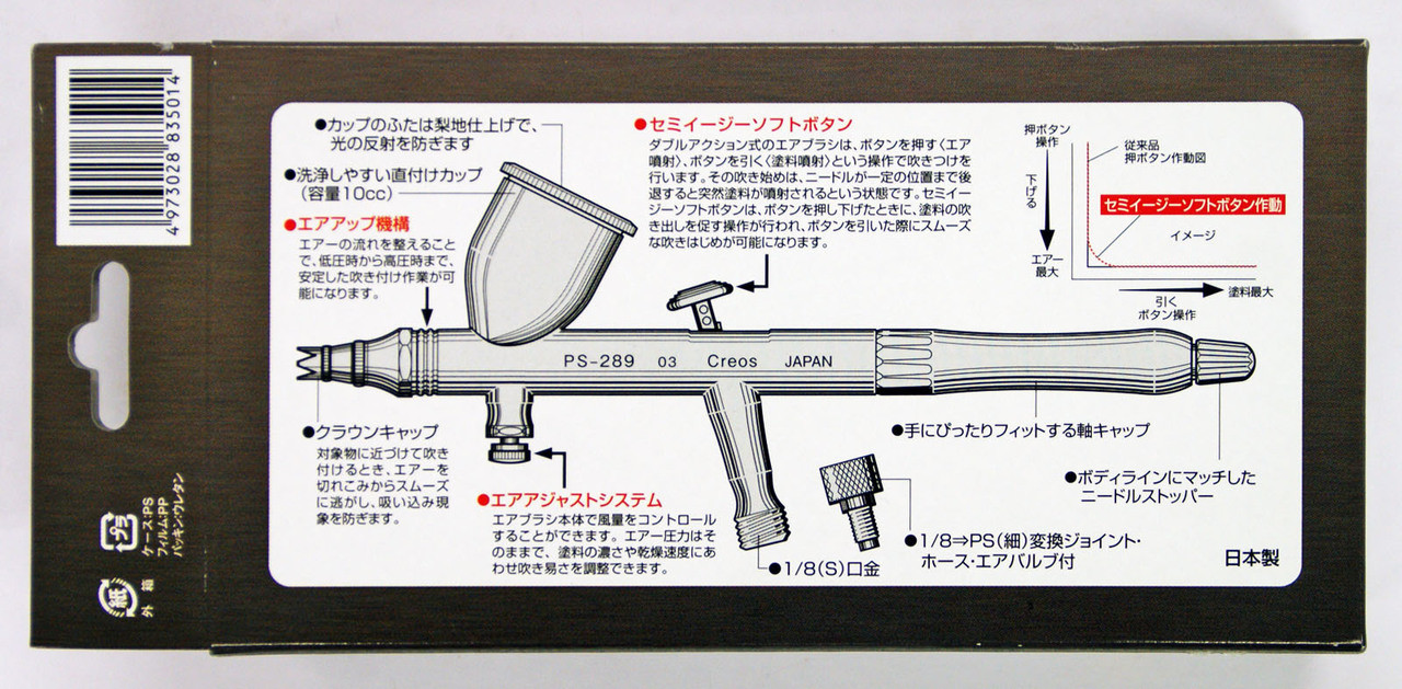 GSI Creos Mr.Hobby PS289 PROCON BOY WA DOUBLE ACTION PLATINUM 0.3 Version 2