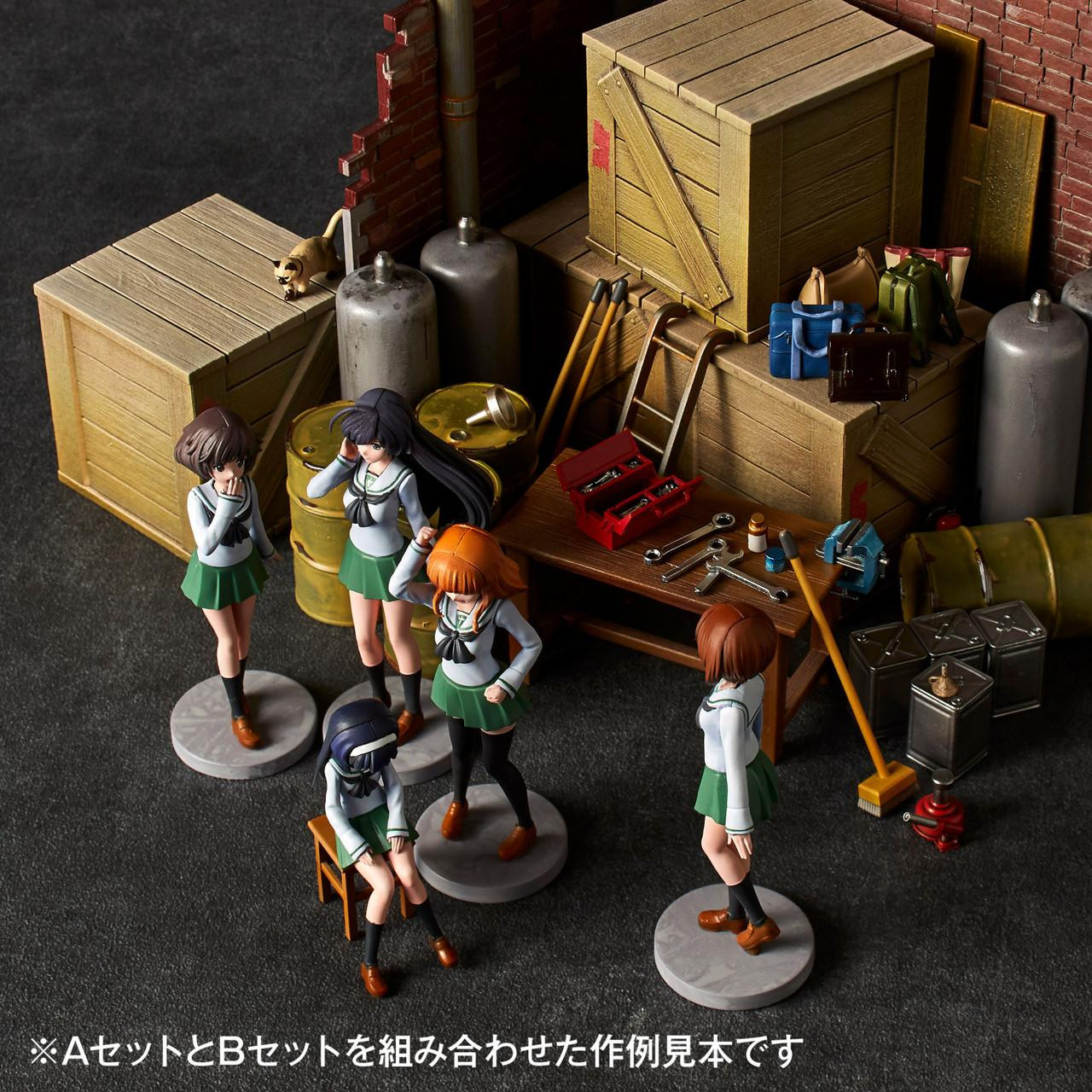 ARTPLA 1/24 Girls und Panzer das Finale Garage Set [B] Plastic Model
