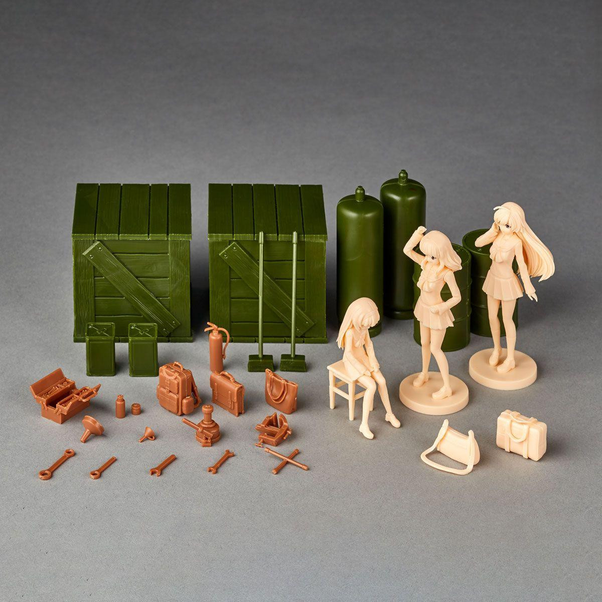 ARTPLA 1/24 Girls und Panzer das Finale Garage Set [B] Plastic Model