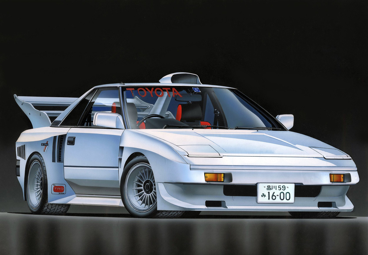 Inch Up 1/24 MR2 AW11 Plastic Model