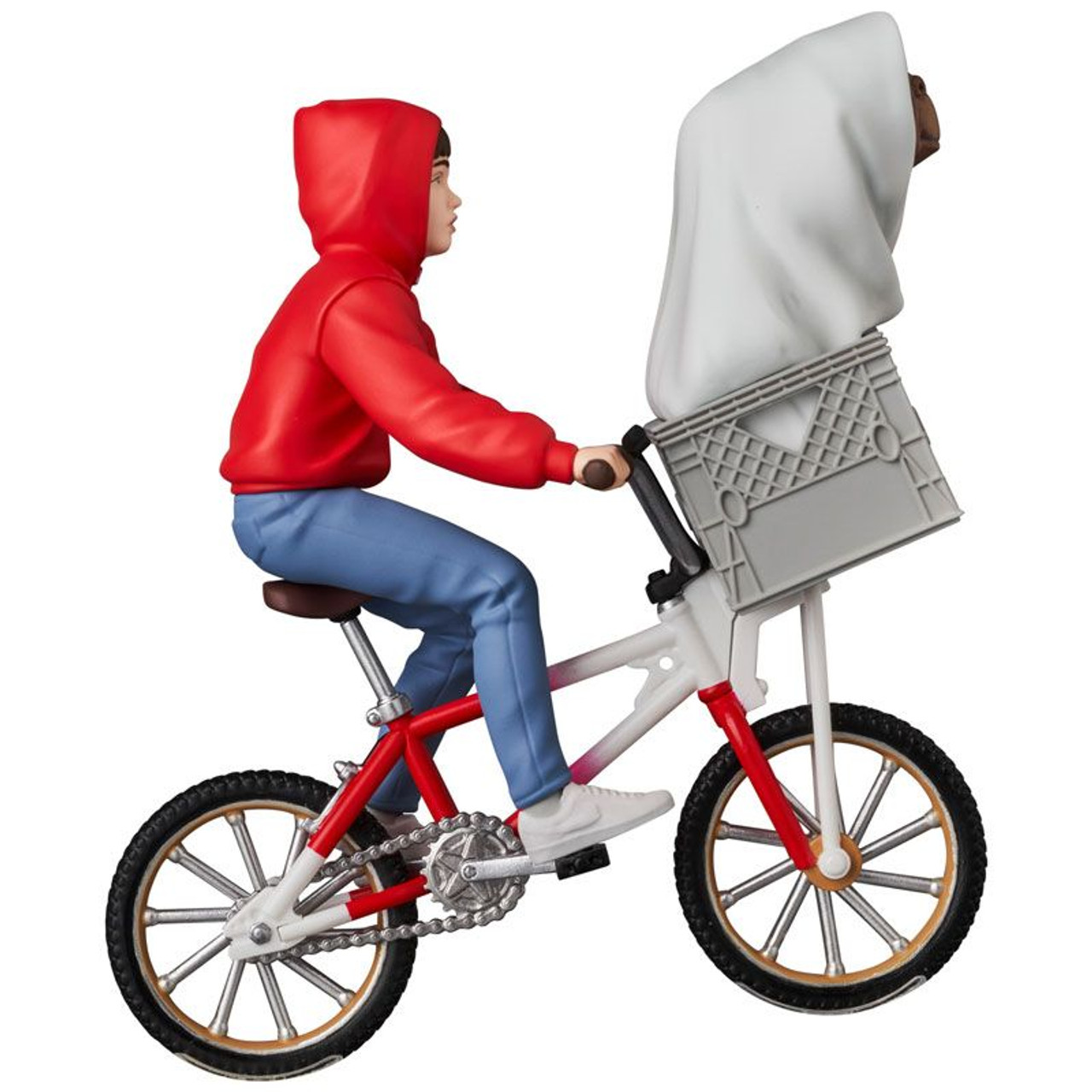 Medicom UDF No.801 E.T. & Elliot w/Bicycle Figure (E.T. the  Extra-Terrestrial)