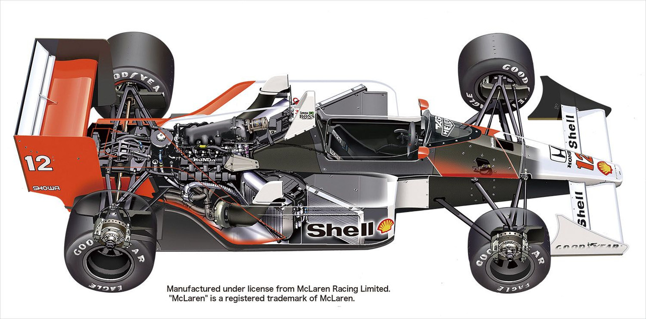 BEEMAX 1/12 Formula Series McLaren MP4/4 1988 World 