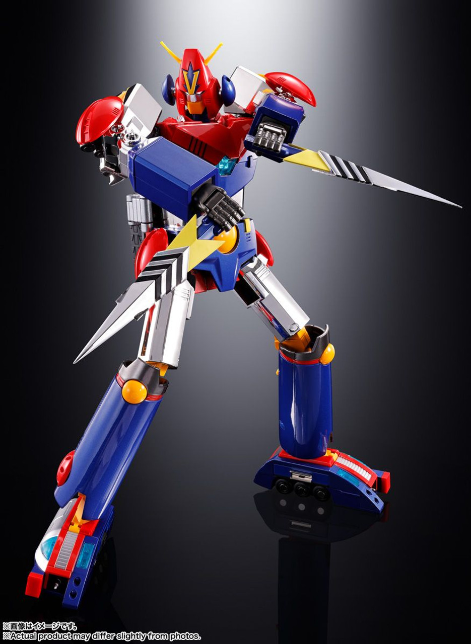 Bandai Soul of Chogokin GX-50SP Combattler V CHOGOKIN 50th Ver. Figure  (Chodenji Robo Combattler V)