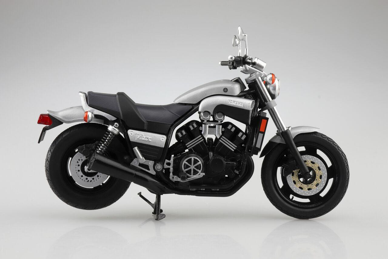 1/12 Yamaha Vmax New Silver Dust Diecast Model