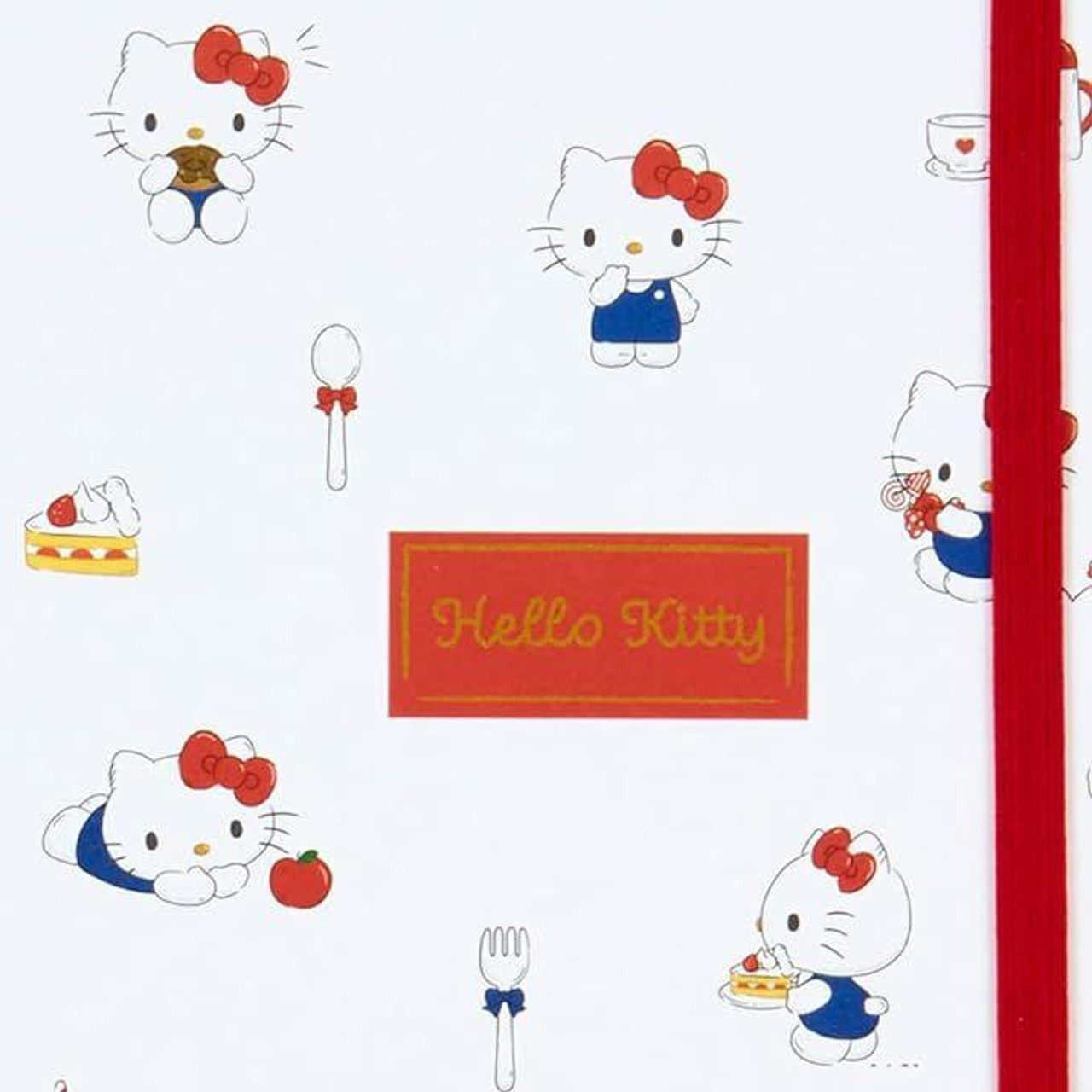 Pink&Blueページ B6 Ring Notebook - Hello Kitty