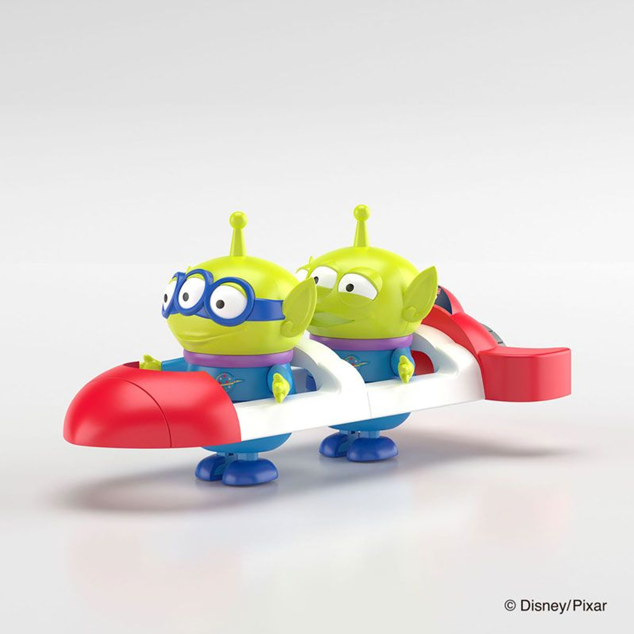 Aoshima RakuPla Tokotoko Toy Story Alien Set Rocket Plastic Model