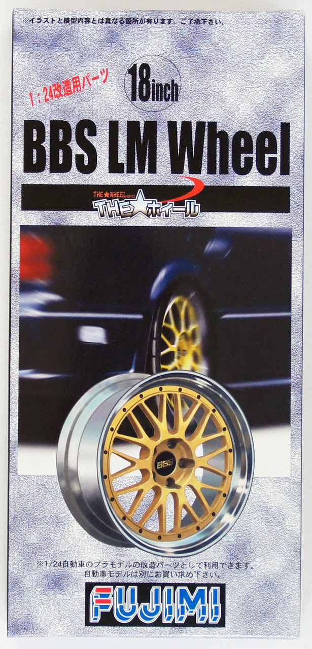 Fujimi TW04 BBS LM Wheel & Tire Set 18 inch 1/24 Scale Kit - Plaza