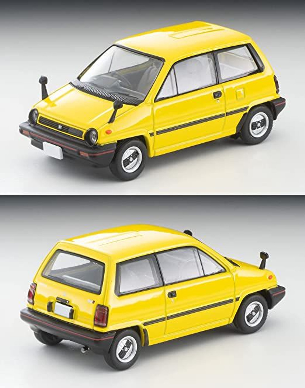 Takara Tomy Tomica Limited Vintage Neo 1/64 LV-N272B Honda City R 1981  (Yellow) with Motocompo