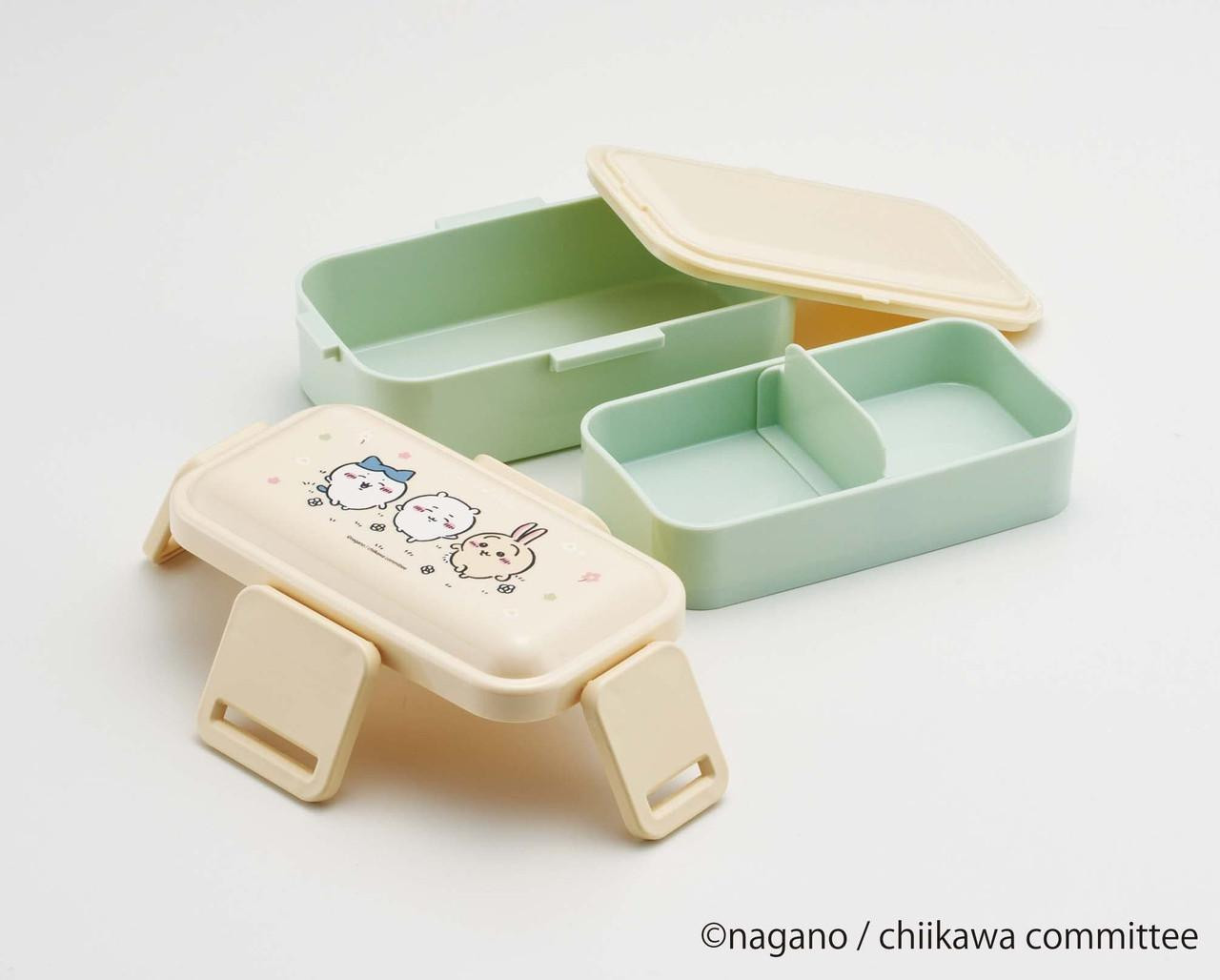 Skater Chiikawa Antibacterial 2-Tier Fluffy Lunch Box
