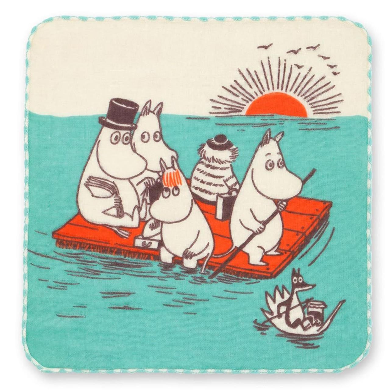 Gauze Pile Handkerchief Riding On The Raft